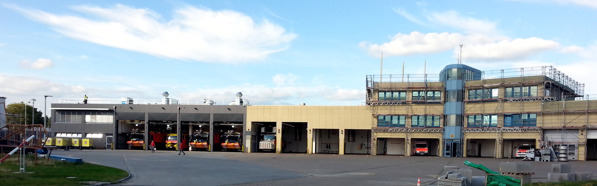 Erweiterung der Feuerwehr am Flughafen Hamburg